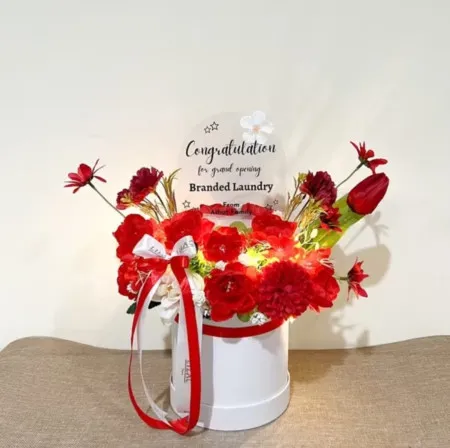 Bloom Box Akrilik Ucapan Grand Opening Pontianak